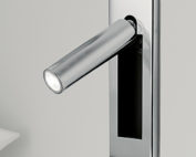 LED hotel guestroom reading spotlight.