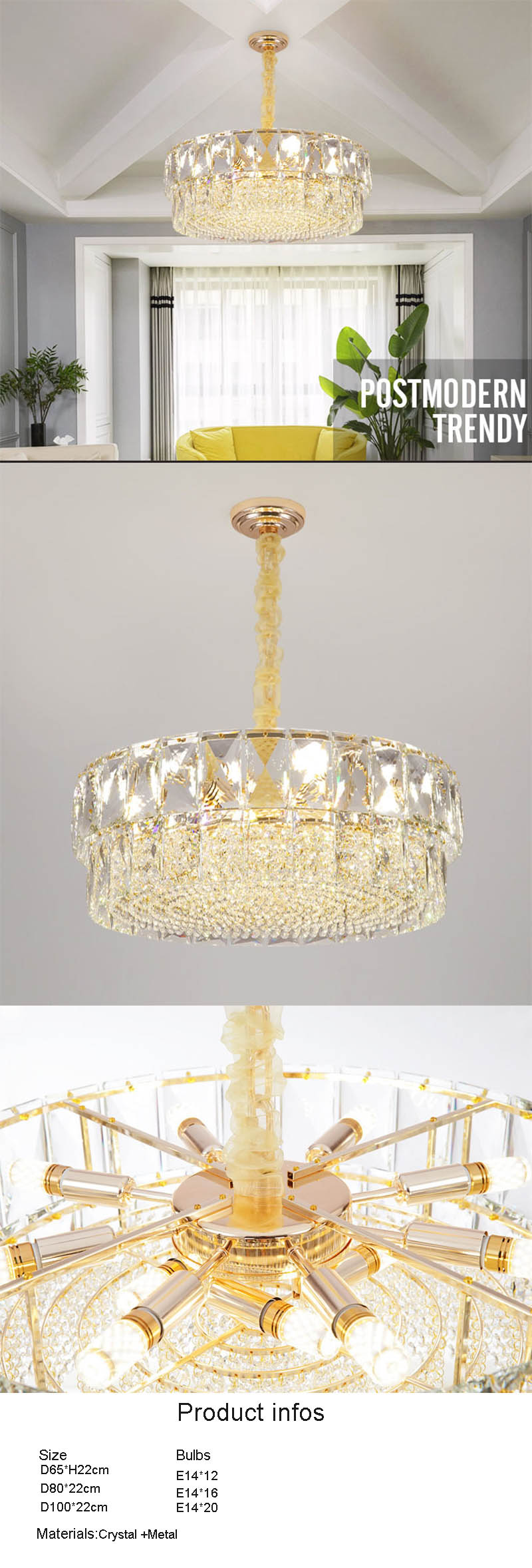 k9 crystal chandelier for living room and dining room