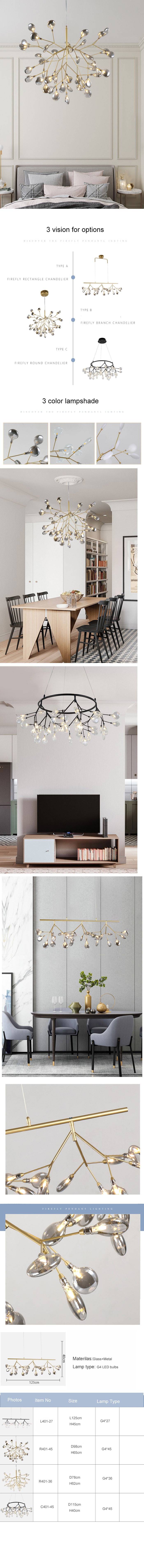 firefly pendant lamp