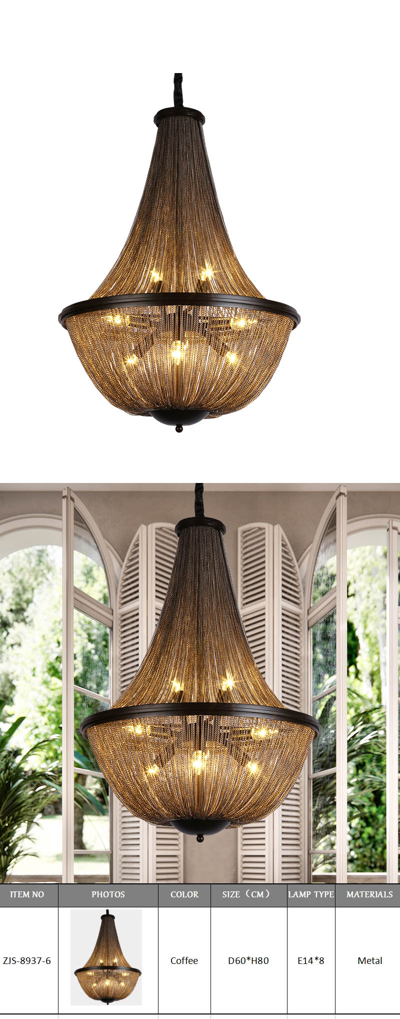 vintage flower chandelier