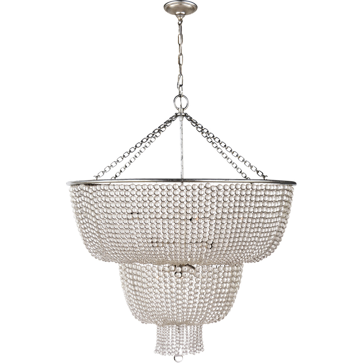 glass globe chandelier