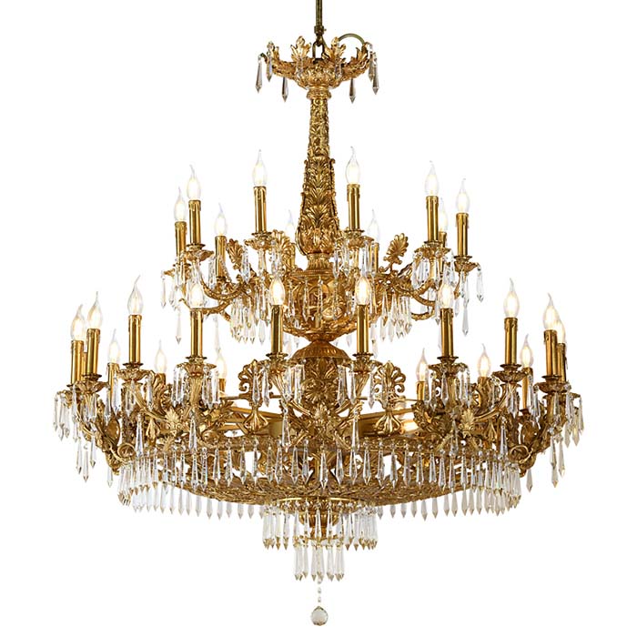 antique brass chandelier