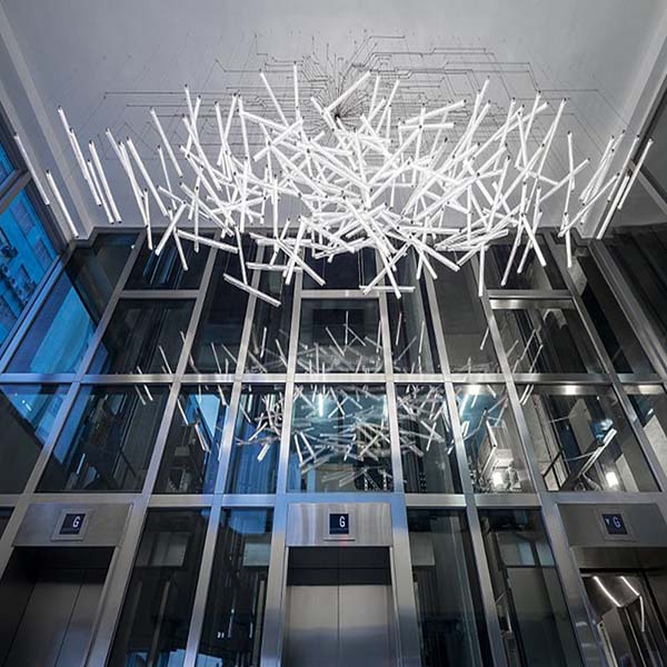 modern foyer chandeliers