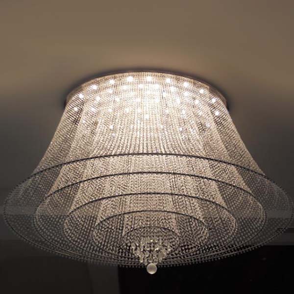 huge crystal chandelier