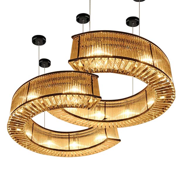 big round chandelier