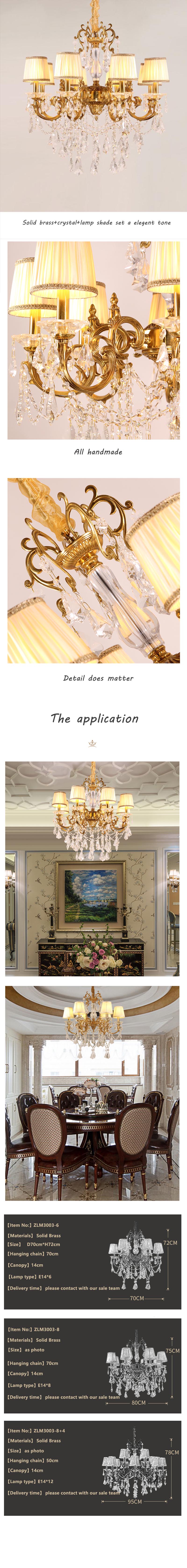 antique brass chandelier