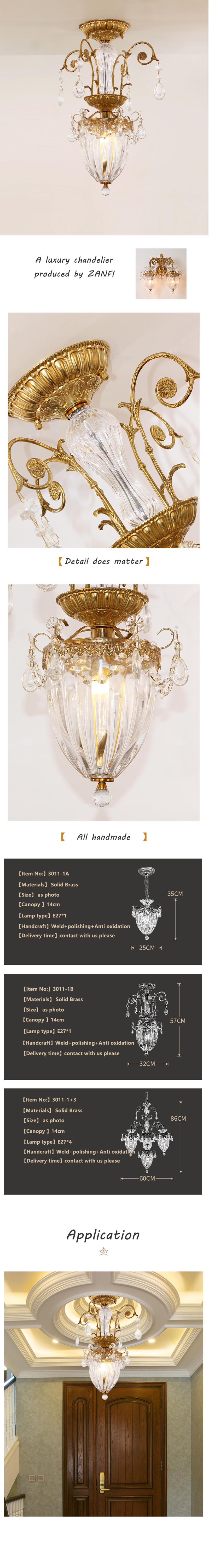 bathroom crystal chandelier