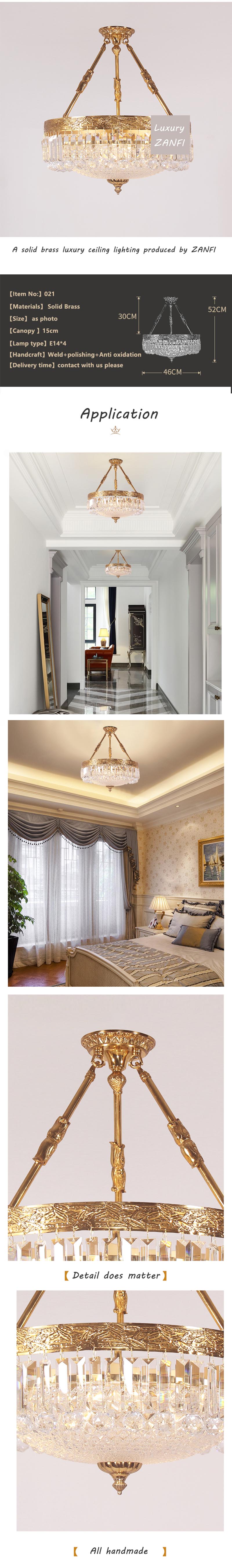 brass crystal chandelier