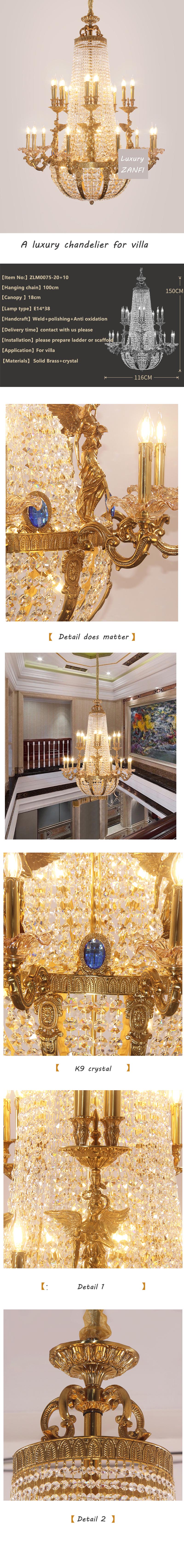 gold empire chandelier