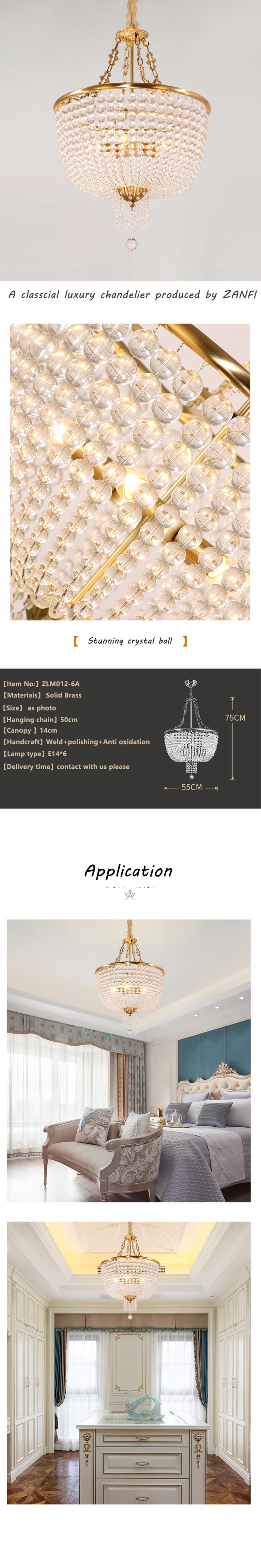 round crystal chandelier