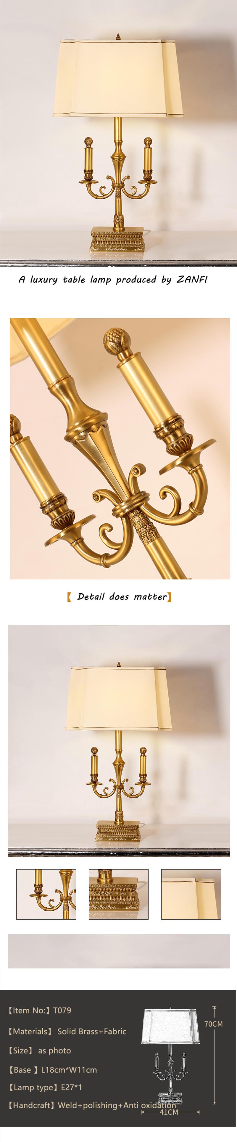 vintage brass desk lamps