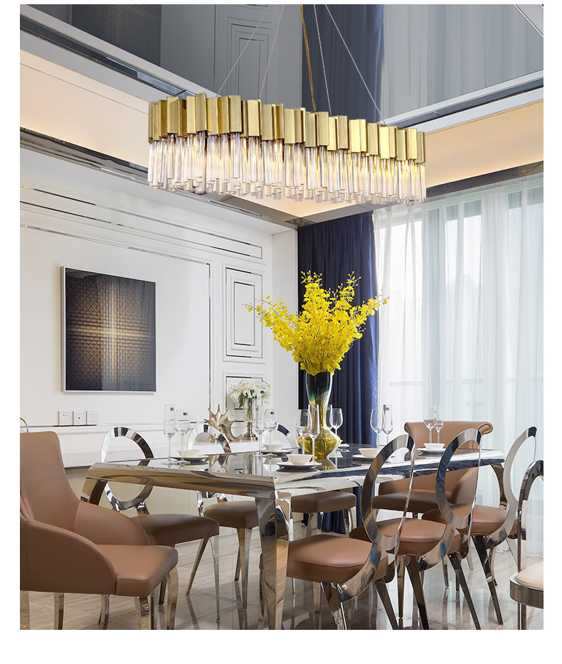 modern minimalist chandelier