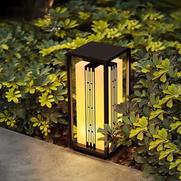 contemporary black outdoor lighting