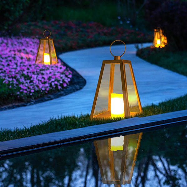 hanging solar lights for garden