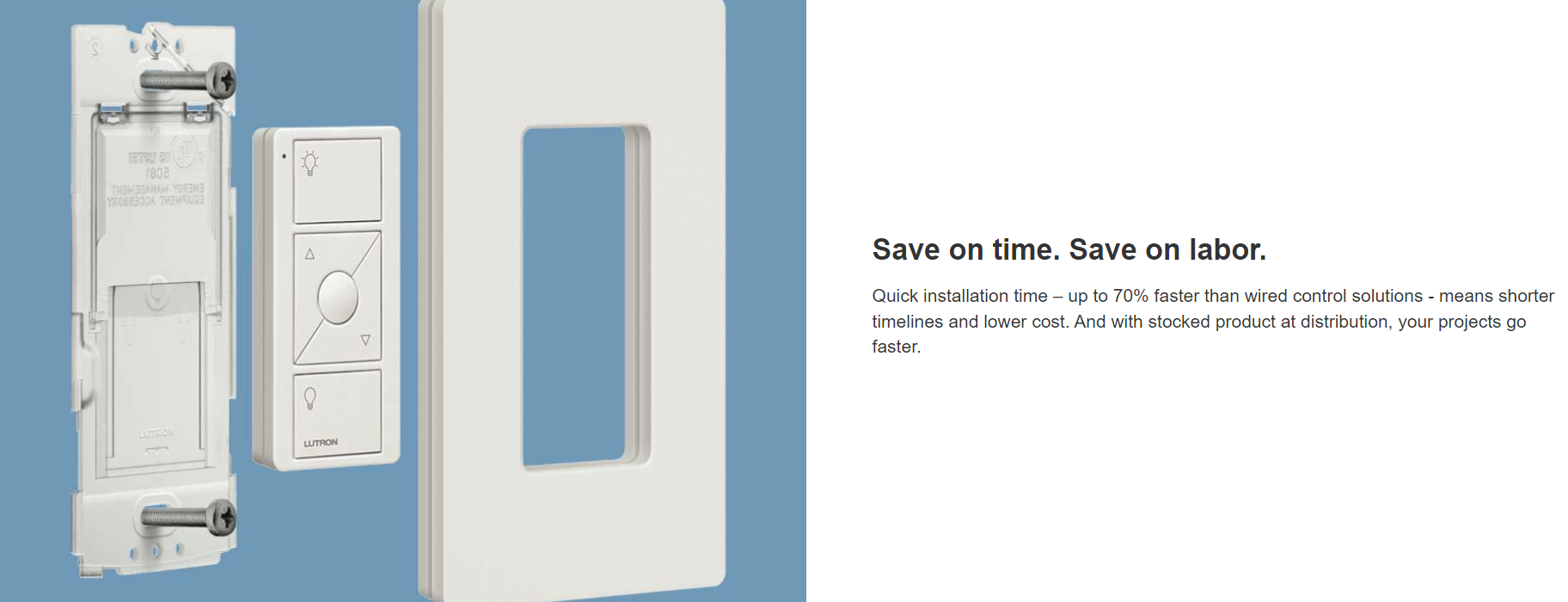 Lutron panel
