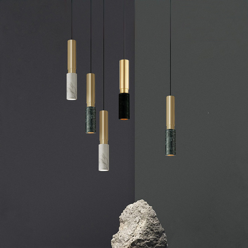 Marble pendant lamp