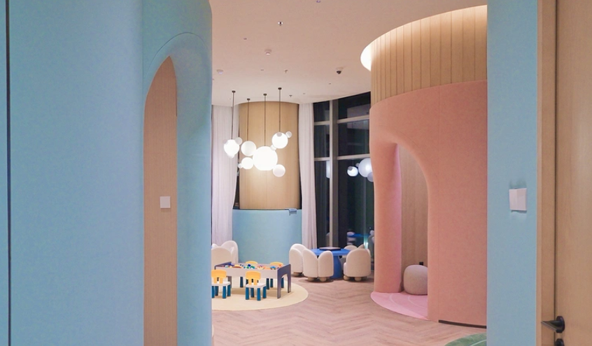 Custom lighting for kid club